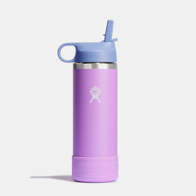 Kids Wide Mouth w/ Straw Cap18 oz בקבוק שתייה ילדים